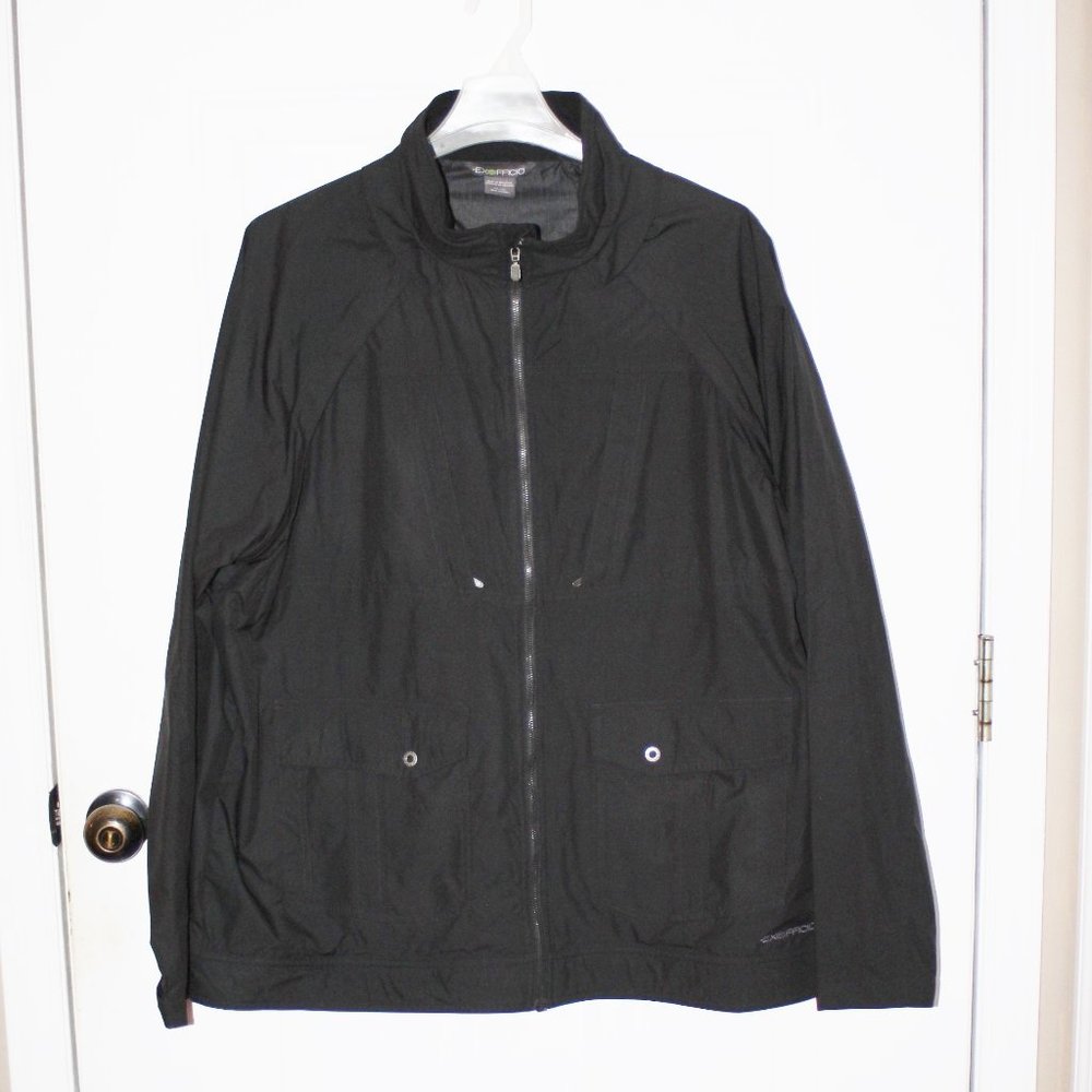 Exofficio FlyQ Convertible Midweight Full Zip Jacket/Vest  Mens black XXL